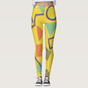 Pop Art: Abstrakt farbenfroh, nahtlos. Leggings