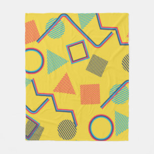 Pop Art: Abstrakte farbenfrohe Nahtlose. Fleecedecke