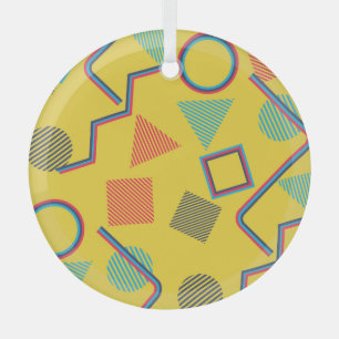 Pop-Art: Abstrakte farbenfrohe Nahtlose. Ornament Aus Glas