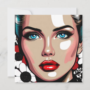 Pop-Art-AI-Comic-Book-Frauengesicht