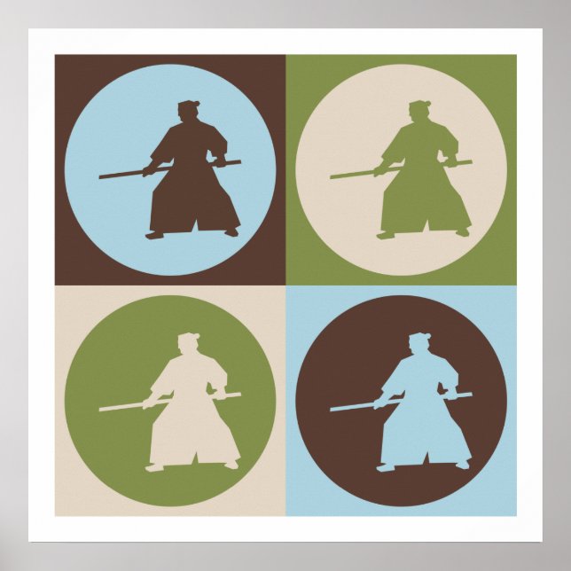 Pop Art Aikido Poster (Vorne)