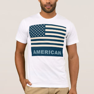 Pop Art American Flag 4 T-Shirt