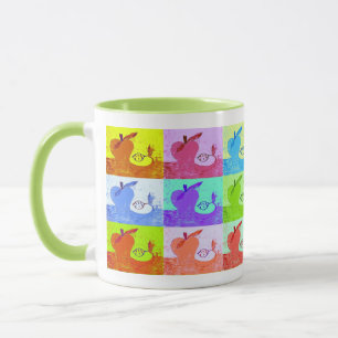 Pop Art Apfel Tasse