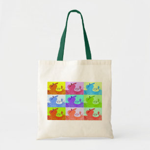 Pop Art Apples Leinwand Tasche