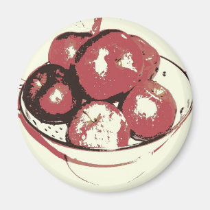 Pop Art Apples Magnet