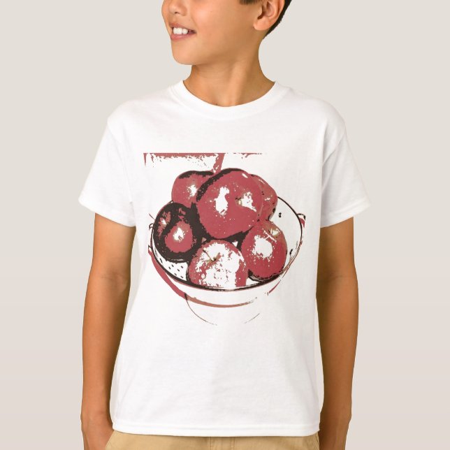 Pop Art Apples T-Shirt (Vorderseite)