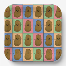 Pop Art Art Potato Pappteller