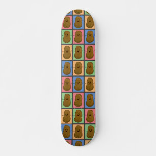 Pop Art Art Potato Skateboard