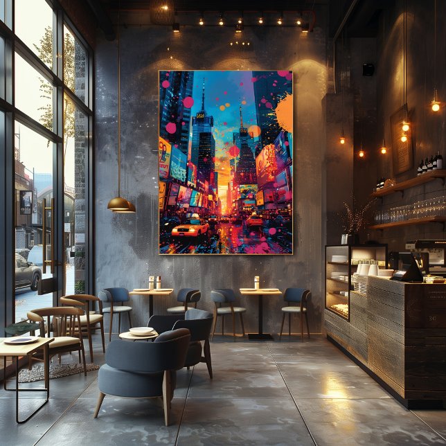 Pop Art: Atardecer en la Ciudad Fotodruck (Von Creator hochgeladen)