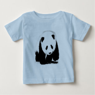 Pop Art Baby Panda Baby T-shirt
