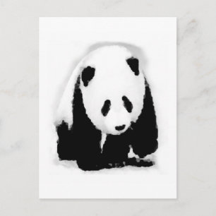 Pop Art Baby Panda Postkarte