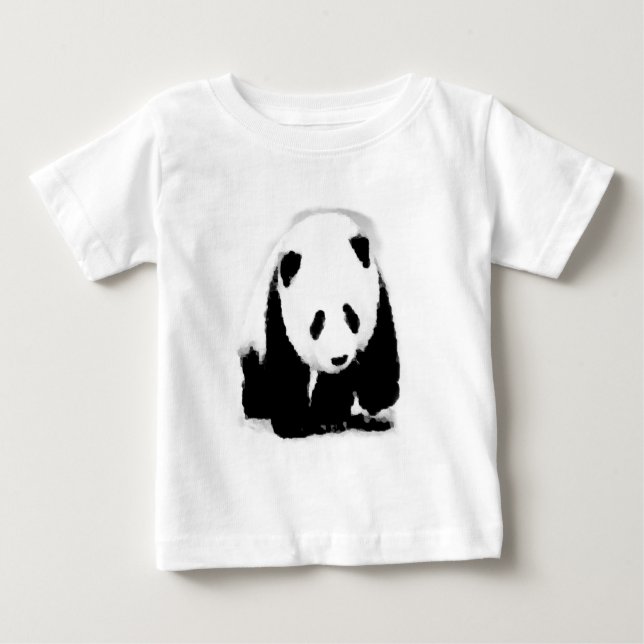 Pop Art Baby Panda T-shirt (Vorderseite)