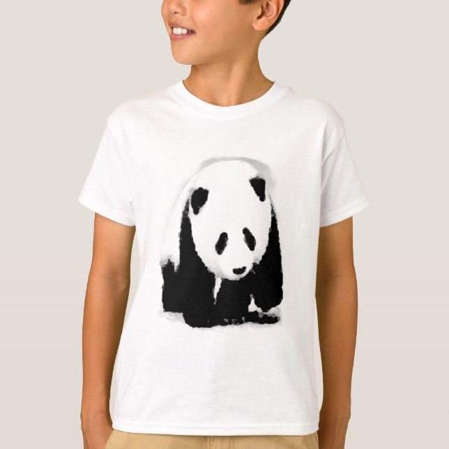Pop Art Baby Panda T-Shirt (Vorderseite)