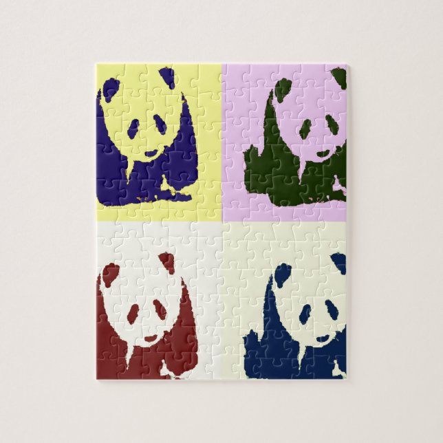 Pop Art Baby Pandas Puzzle (Vertikal)