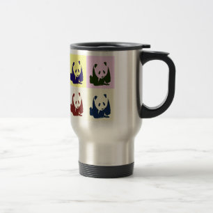 Pop Art Baby Pandas Reisebecher