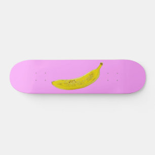 Pop Art Banana in yellow Skateboard