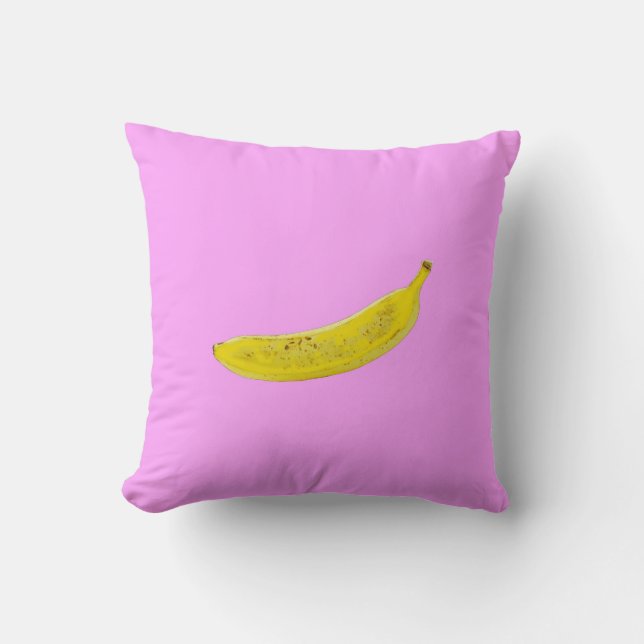 Pop Art Banana Kissen (Vorderseite)