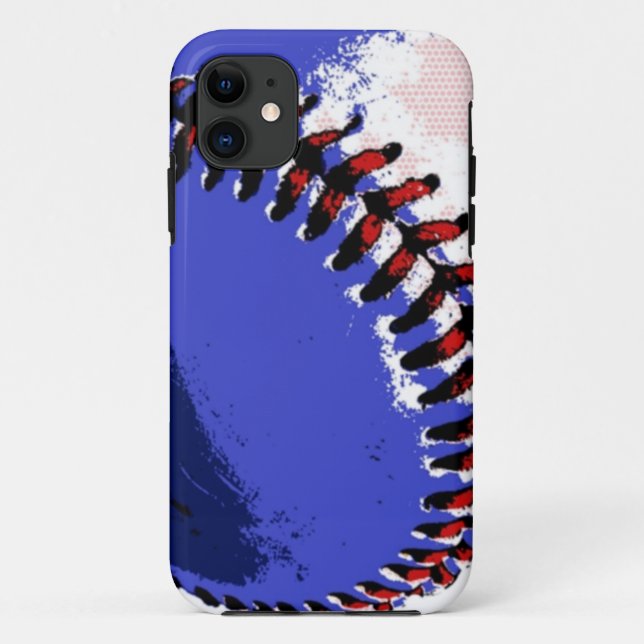 Pop Art Baseball Case-Mate iPhone Hülle (Rückseite)