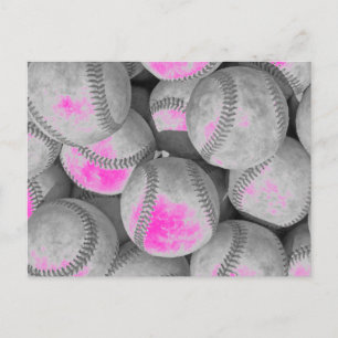 Pop Art Baseball Postkarte