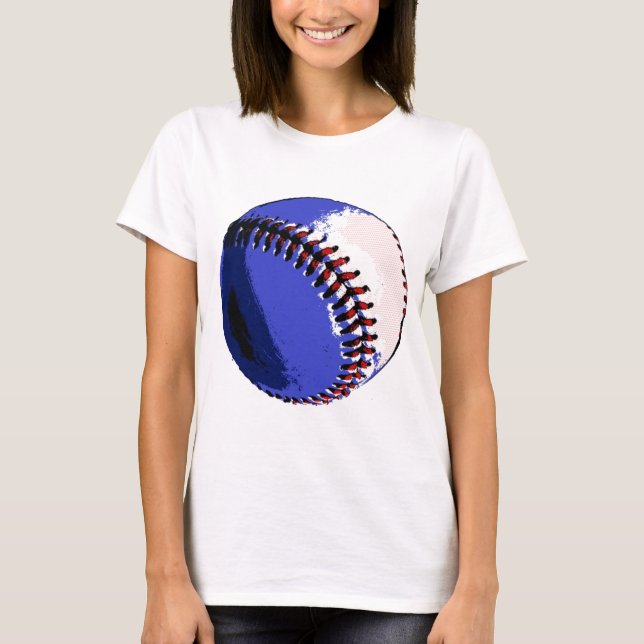 Pop Art Baseball T-Shirt (Vorderseite)