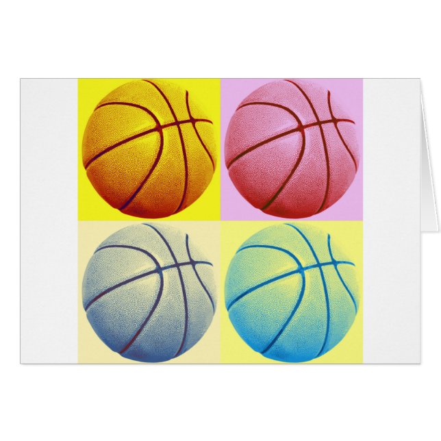 Pop Art Basketball (Vorderseite (Horizontal))