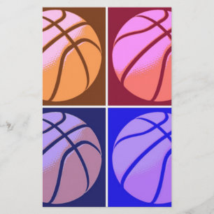 Pop Art Basketball Briefpapier
