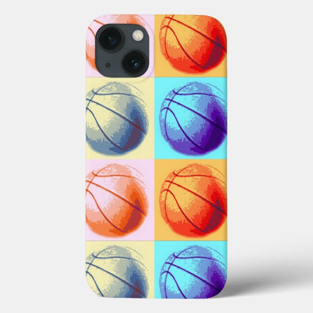 Pop Art Basketball Case-Mate iPhone Hülle (Rückseite)