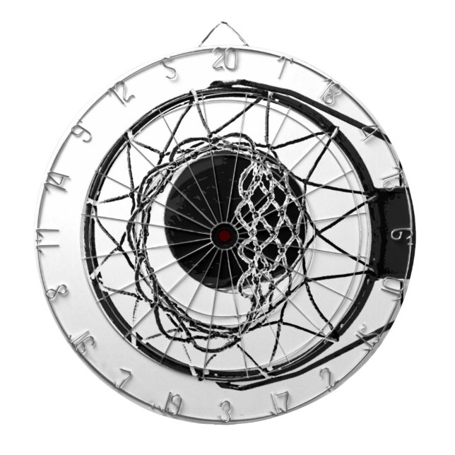 Pop Art Basketball Dartscheibe (vorne)