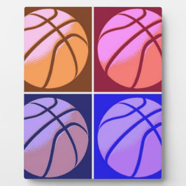 Pop Art Basketball Fotoplatte