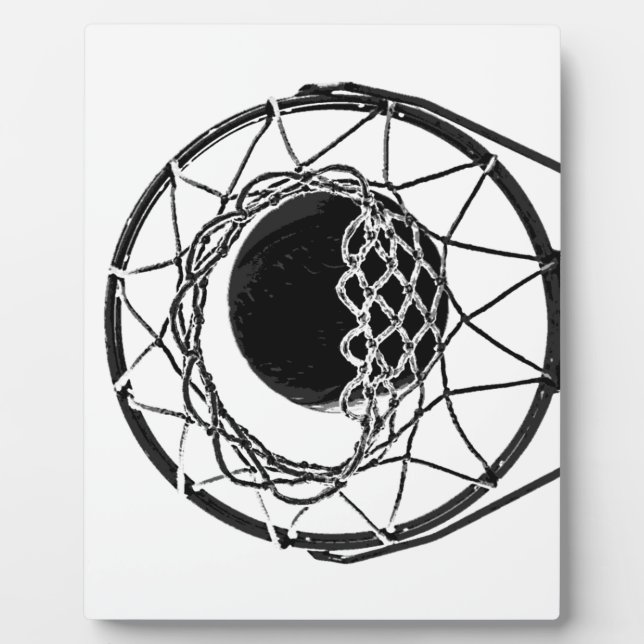 Pop Art Basketball Fotoplatte (Vorderseite)