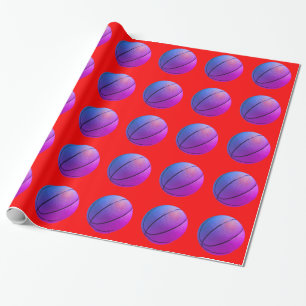 Pop-Art-Basketball Geschenkpapier