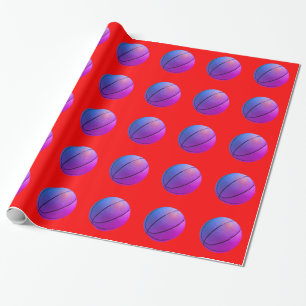 Pop Art Basketball Geschenkpapier