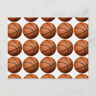 Pop Art Basketball Postkarte