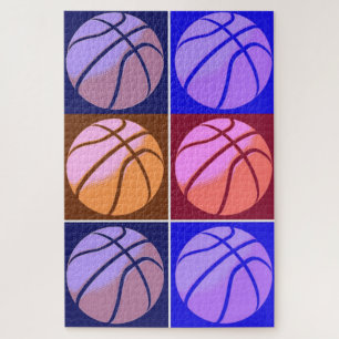 Pop Art Basketball Puzzle