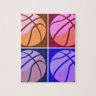 Pop Art Basketball Puzzle