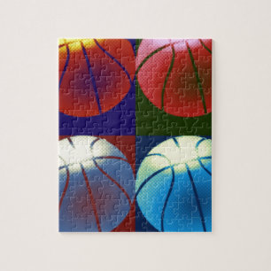 Pop Art Basketball Puzzle