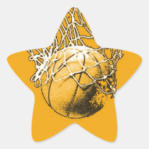 Pop Art Basketball Star Sticker