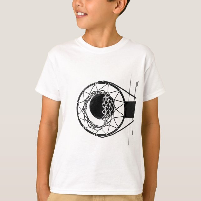 Pop Art Basketball T-Shirt (Vorderseite)