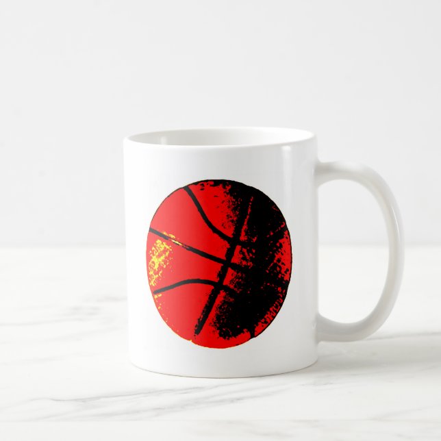 Pop Art Basketball Tasse (Rechts)