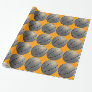 Pop Art Basketball Wrapping Paper Geschenkpapier