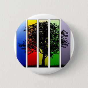 Pop Art Baum Button