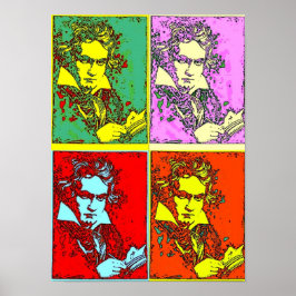 Pop Art Beethoven Poster