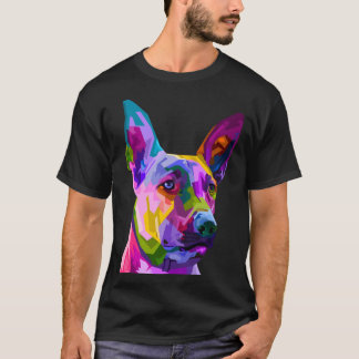 Pop Art Belgisch Malinois Shepherd Mechelaar Pullo T-Shirt