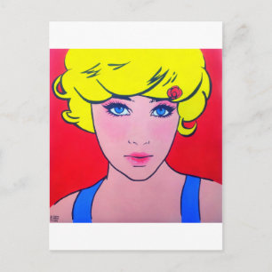 Pop Art Bérénice Postkarte