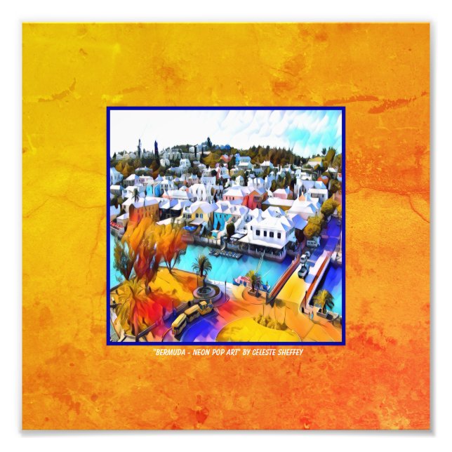 Pop Art Bermuda Fotodruck (Vorne)