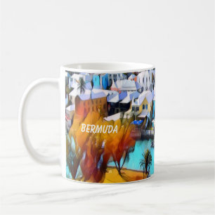Pop Art Bermuda Kaffee Tasse