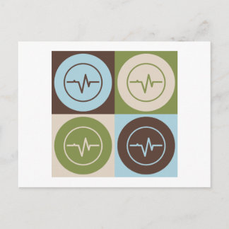 Pop Art Biomedizin Postkarte