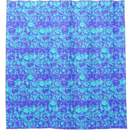 Pop Art Blasenverpackung Duschvorhang