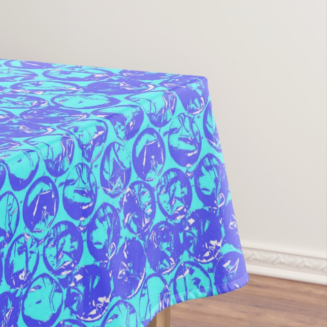 Pop Art Blasenverpackung Tischdecke (Beispiel)