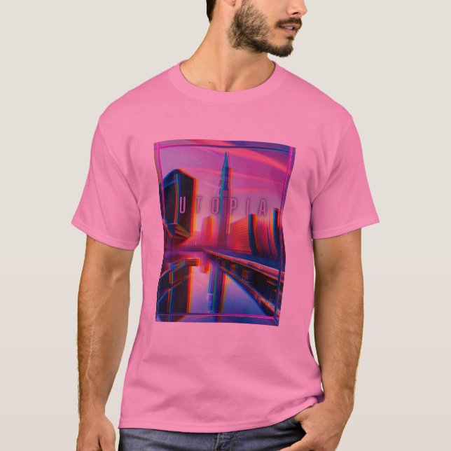Pop Art Blast Graphic T - Shirt (Vorderseite)